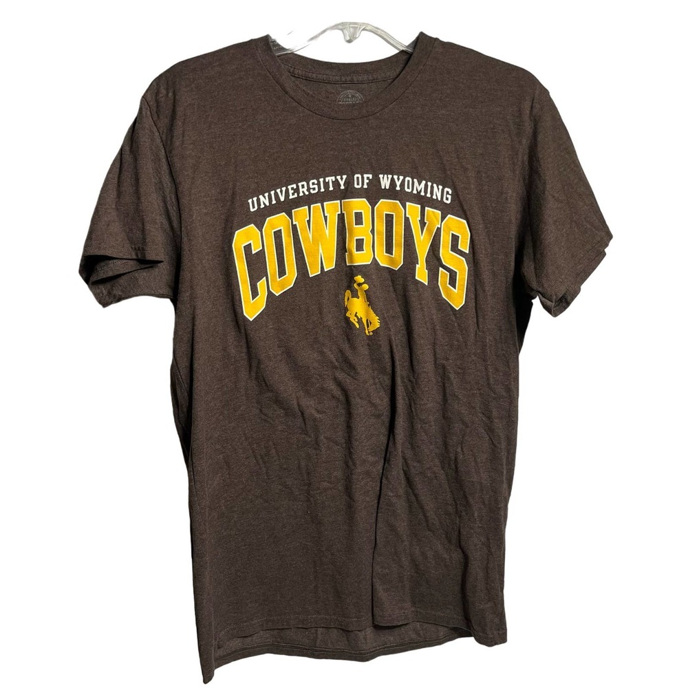 Wyoming Cowboys Short Sleeve Shirt Size Large Rivalry Threads